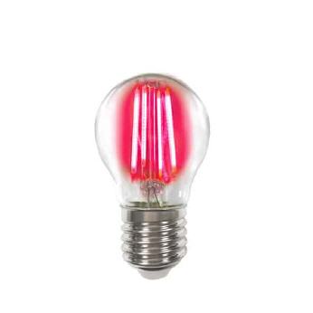 Deco LED Filament P45 4W-E27/Rot